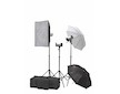 Reflecta set 3x VisiLUX 180Ws, 3x stojan, sotbox, 2x deštník, RC a taška