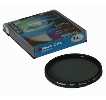Polarizační filtr Braun C-PL StarLine 77 mm