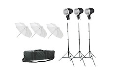 Set Doerr BASIC - 3x 160Ws, 3x stojan, 3x deštník + taška